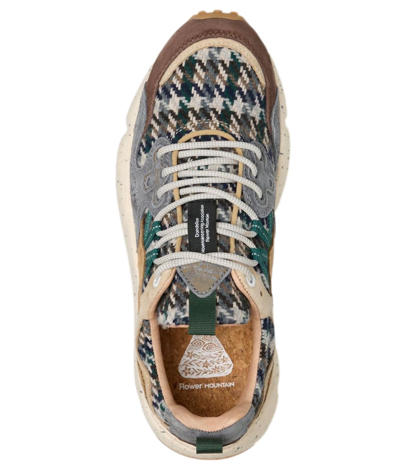 Flower Mountain Sneakers YAMANO 3 Brown/Anthracite/Cuoio Donna