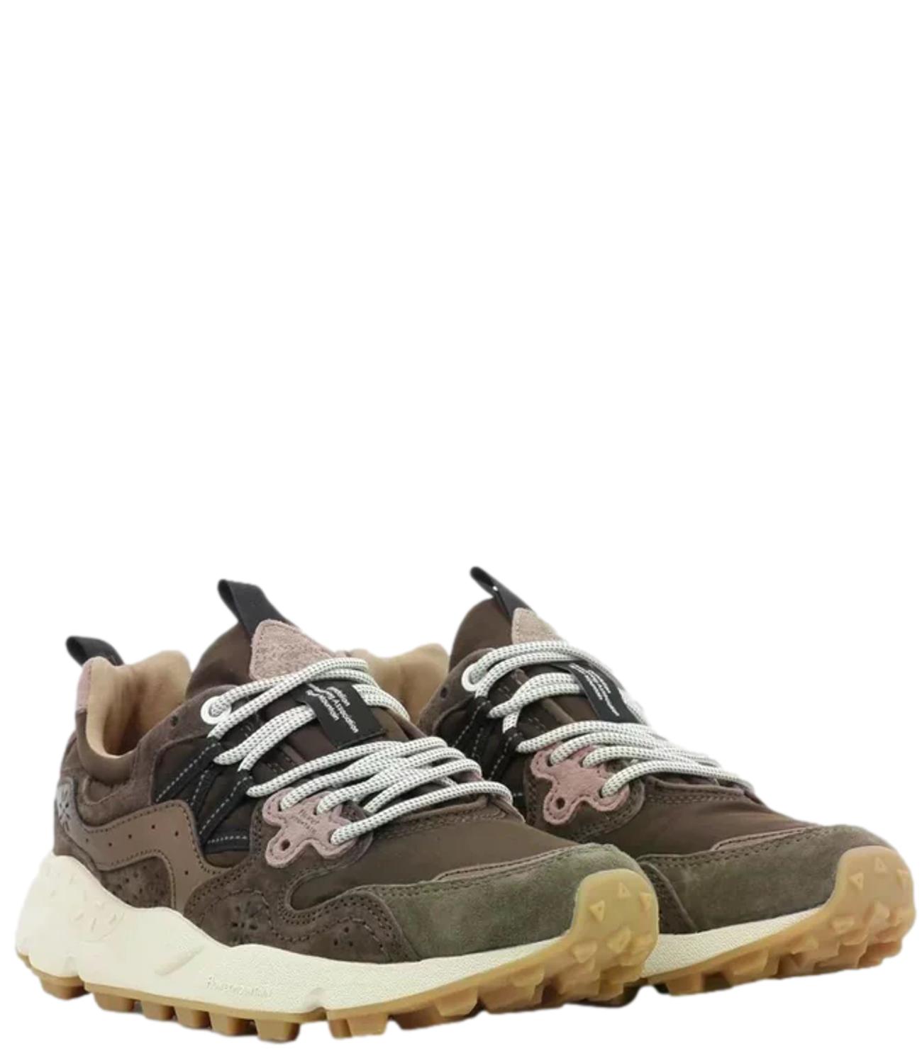 Flower Mountain Sneakers YAMANO 3 Brown/Bronze/Pink Donna
