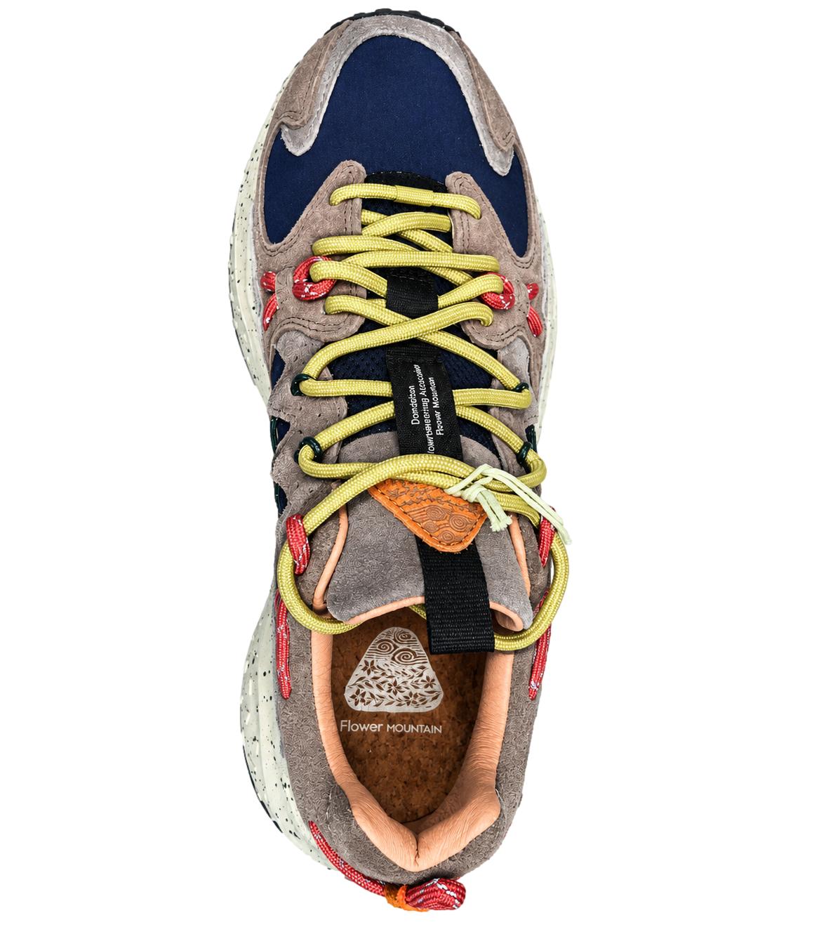 YAMABUSHI MAN SUEDE/NYLON TAUPE-MUD-ZUCCA