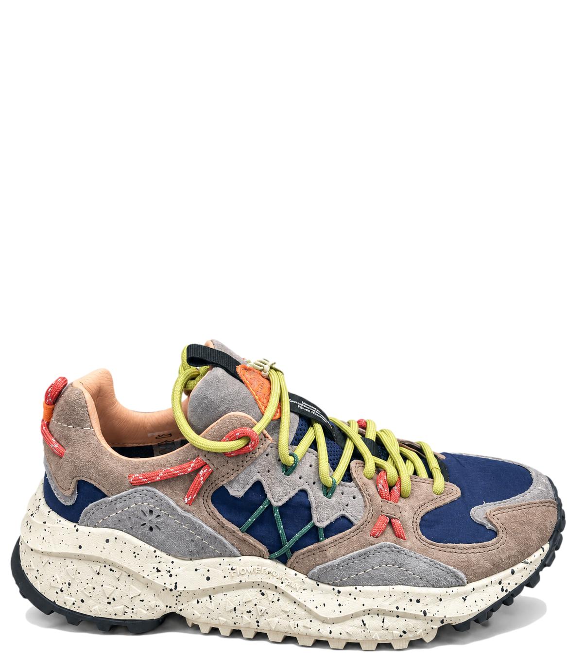 YAMABUSHI MAN SUEDE/NYLON TAUPE-MUD-ZUCCA