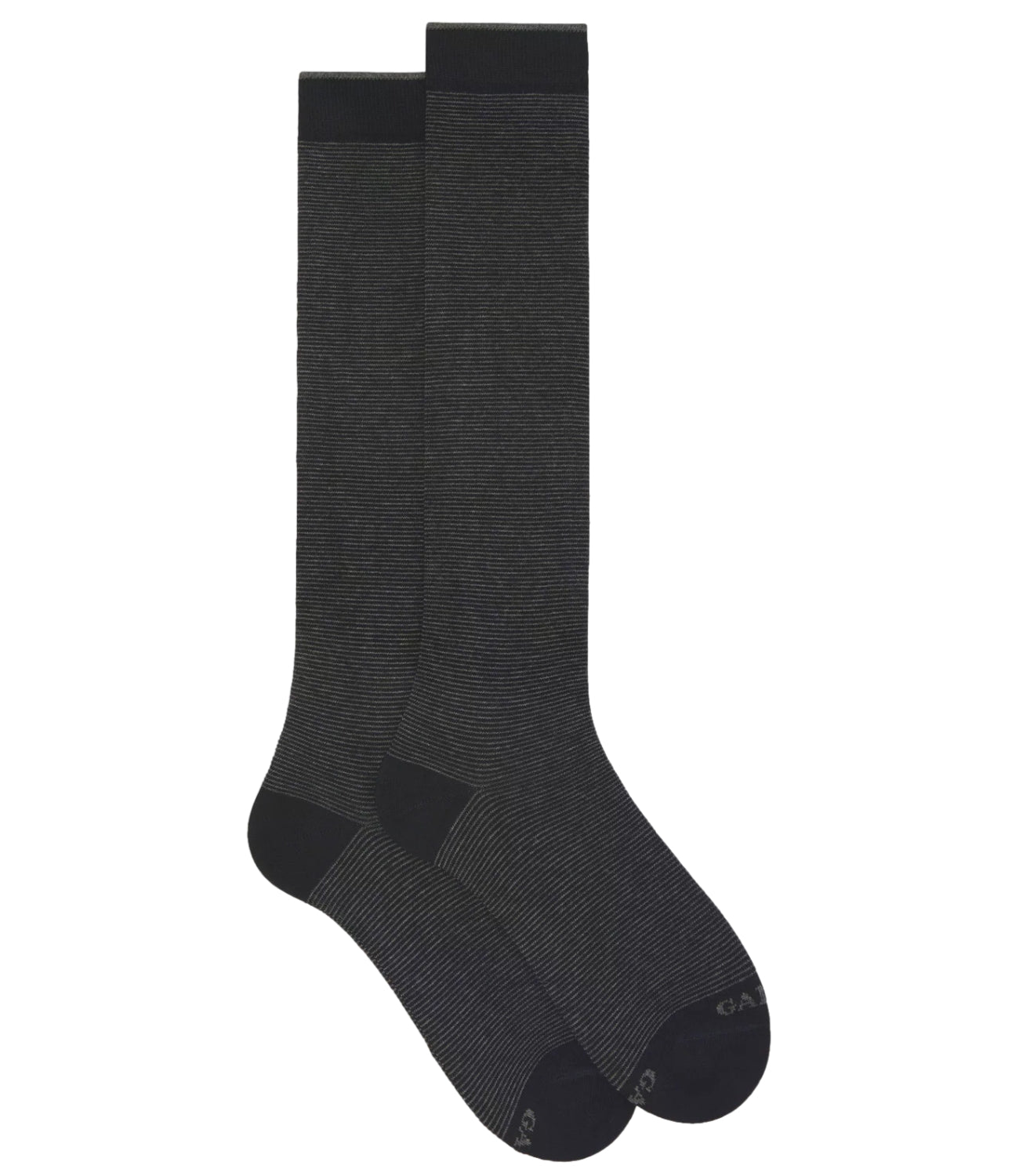 Gallo Calze uomo cotone blu righine bicolore