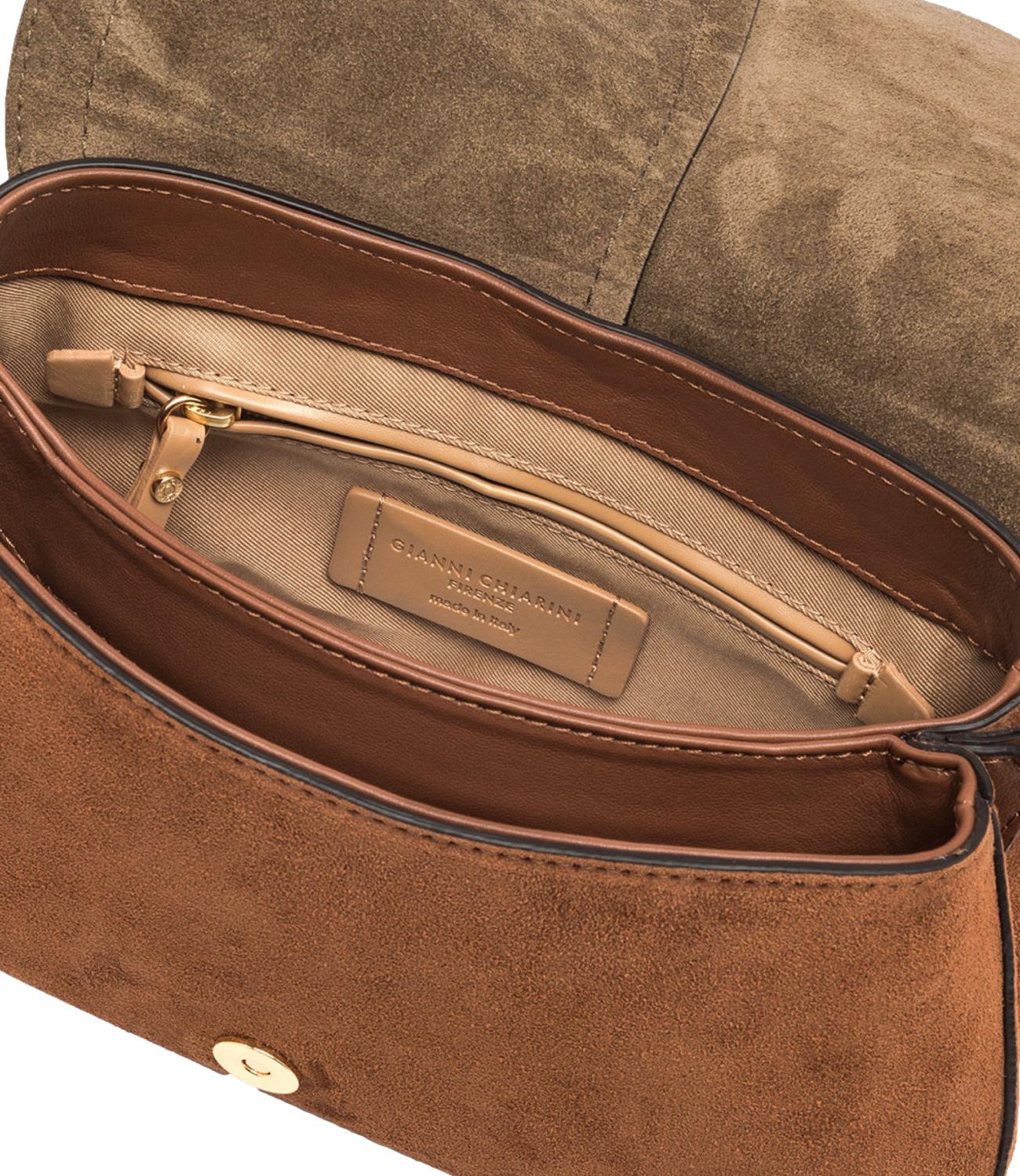 Gianni Chiarini Borsa Helena Round Cognac Donna