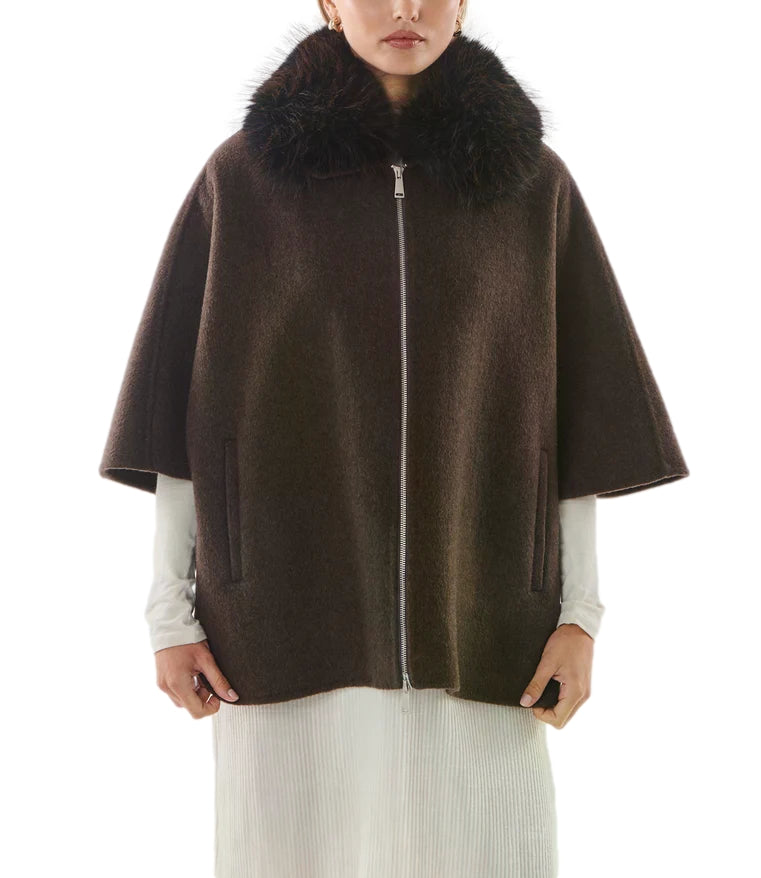 Giovanni Paris Giacca Clementine Marrone Donna