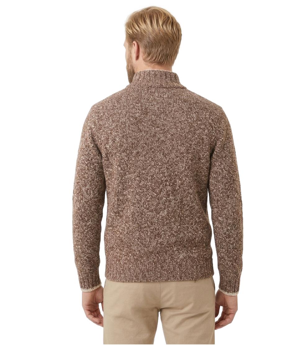 Gran Sasso pullover Tre bottoni melange