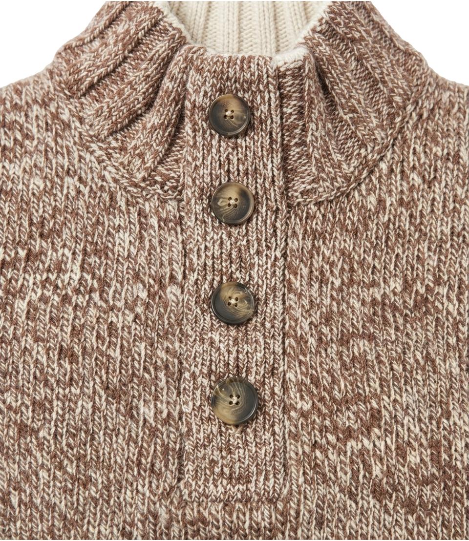 Gran Sasso pullover Tre bottoni melange