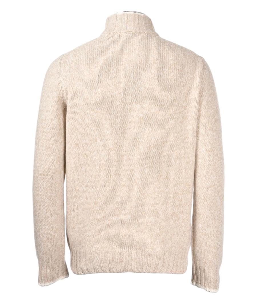 Gran Sasso pullover Tre bottoni melange beige