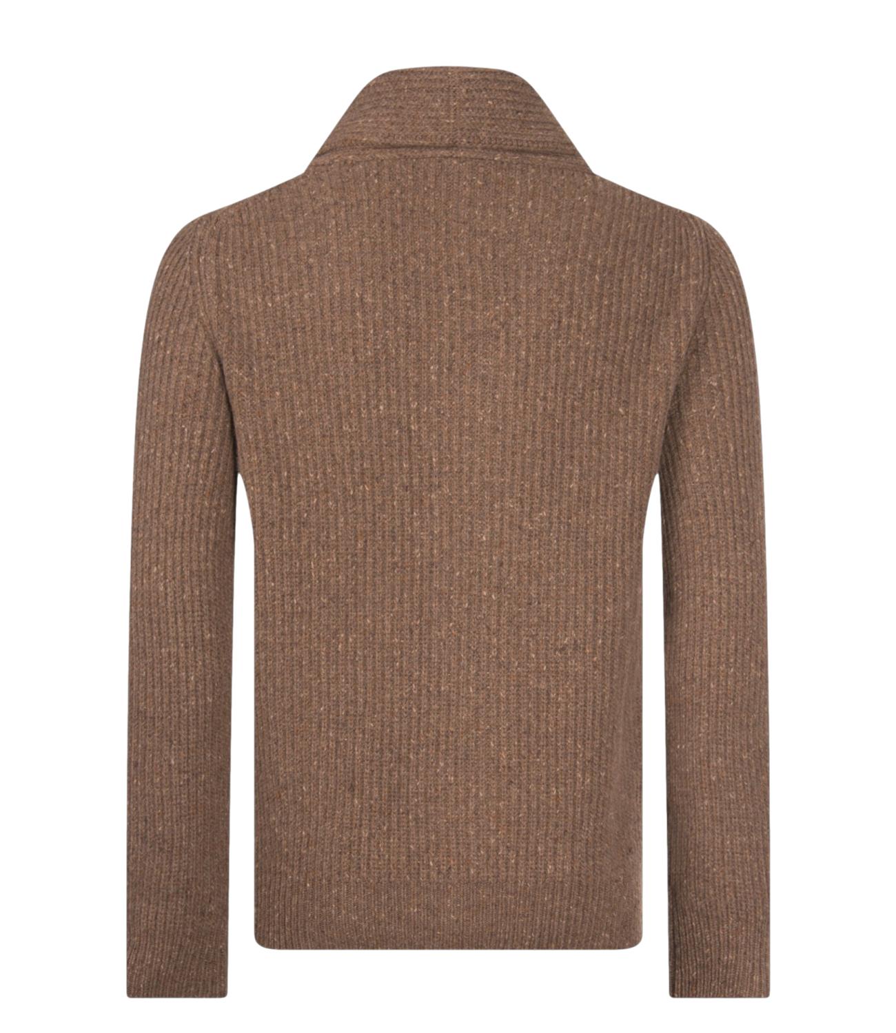 Cardigan bottonato a maglia inglese