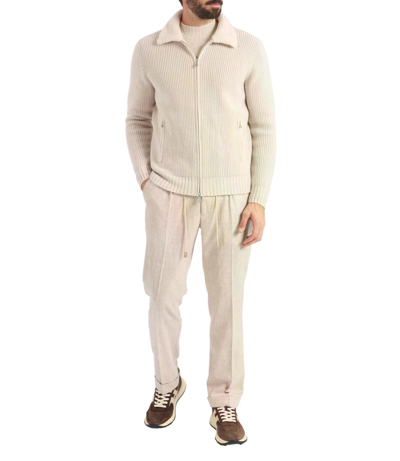 GIUBBINO M/L ZIP 100% WV + TESSUTO 80% PL 20% C