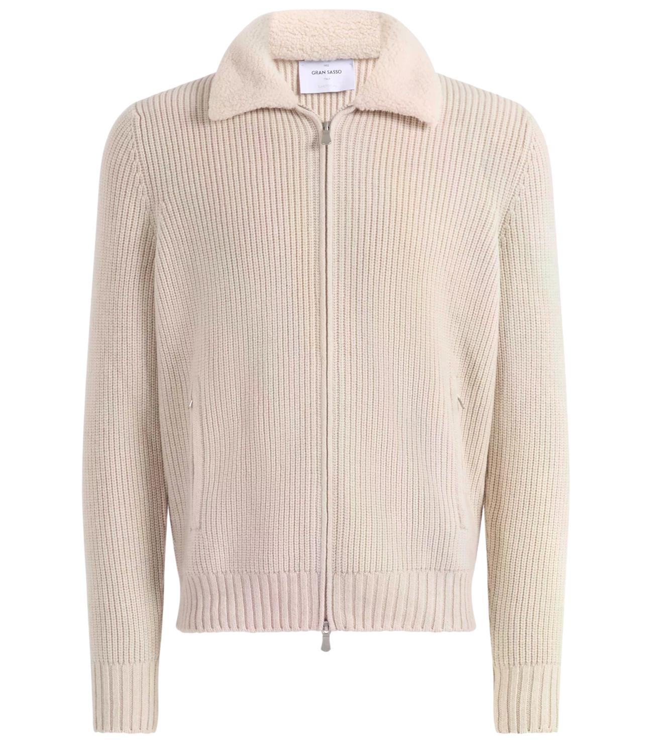 GIUBBINO M/L ZIP 100% WV + TESSUTO 80% PL 20% C