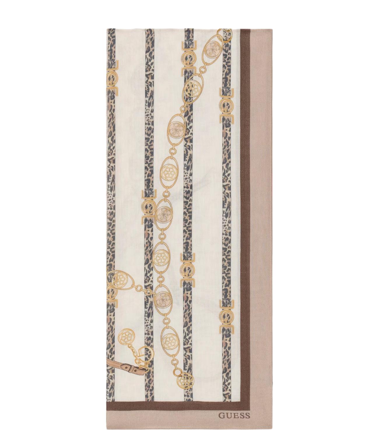 Guess Sciarpa Light Taupe Donna