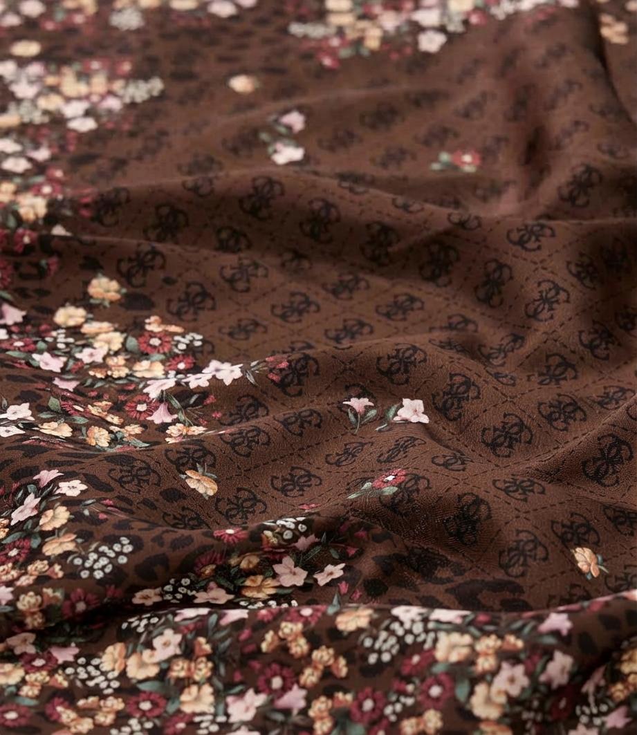 Guess Sciarpa Brown Donna
