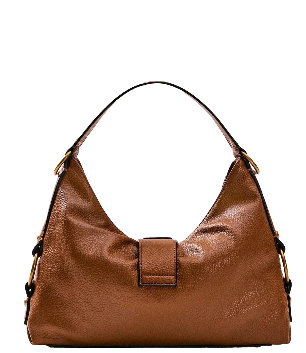 Guess Camden Shoulder Bag Media Cognac Donna
