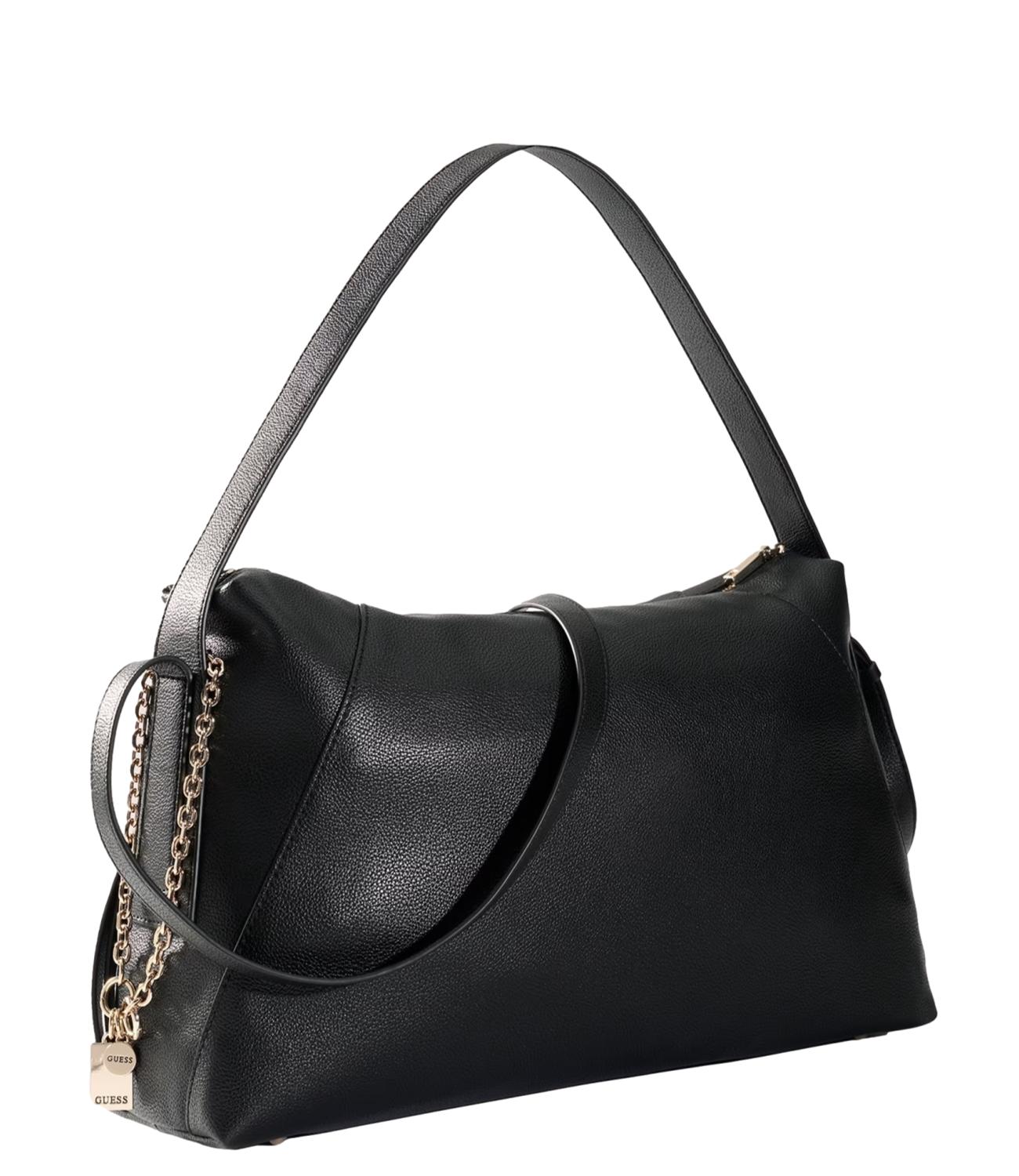 Guess Borsa Devon Large Shoulder Nero Donna