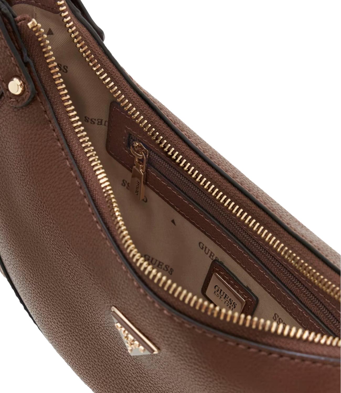 Guess Borsa Petra Hobo Chocolate Donna