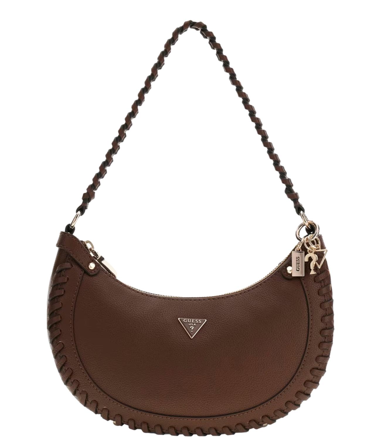 Guess Borsa Petra Hobo Chocolate Donna