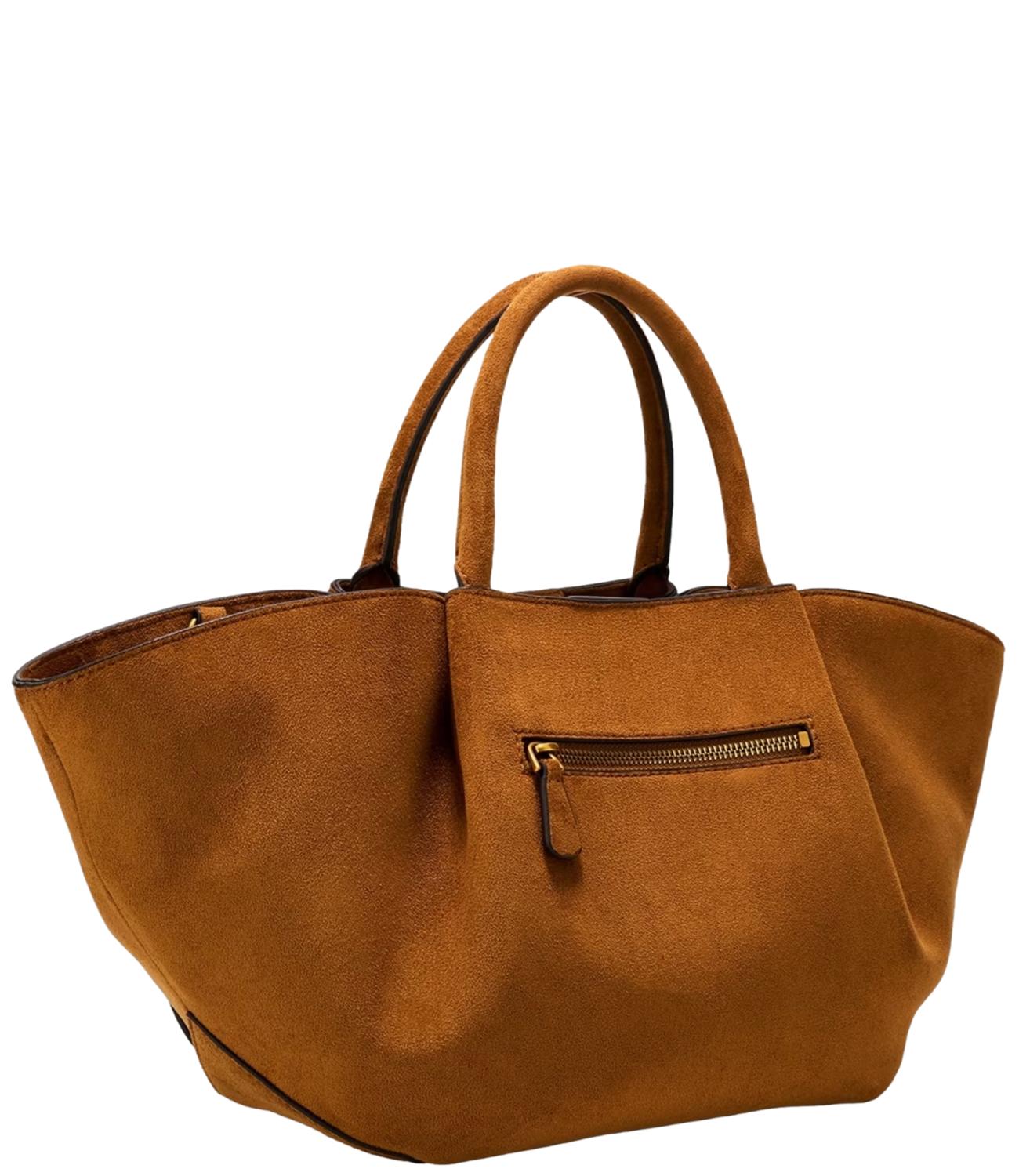 Guess Borsa Allegra Girlfriend Satchel Cognac Donna