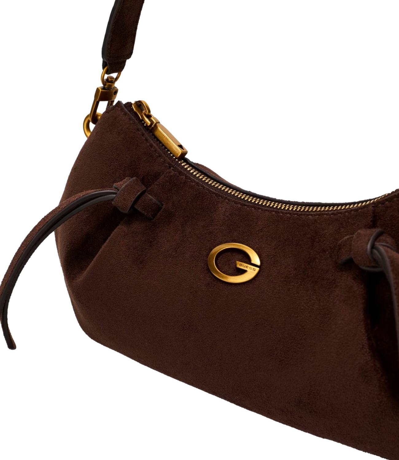 Guess Borsa Allegra Shoulder Espresso Donna