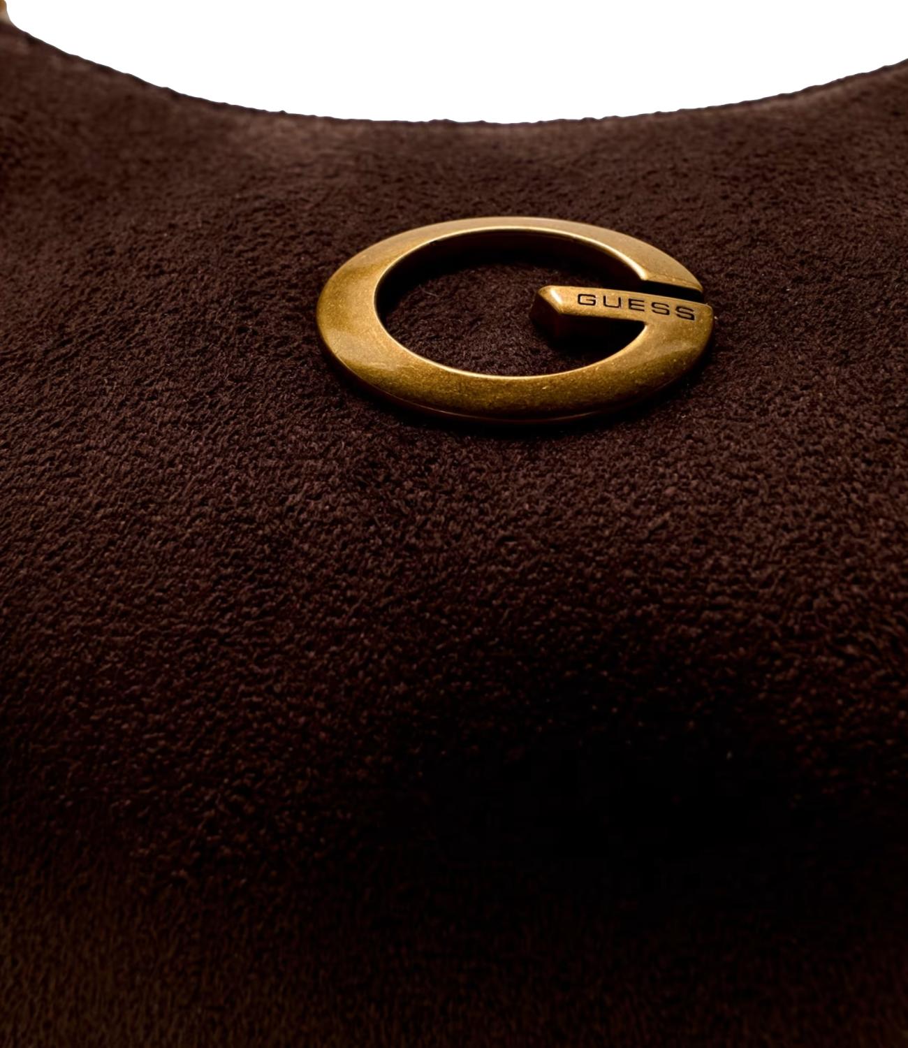 Guess Borsa Allegra Shoulder Espresso Donna