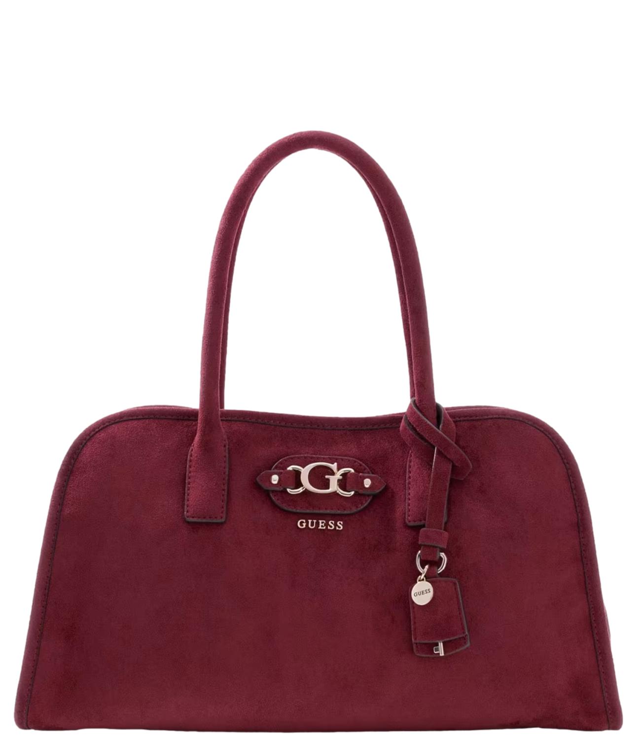 Guess Borsa Samantha Girlfriend Satchel Merlot Donna