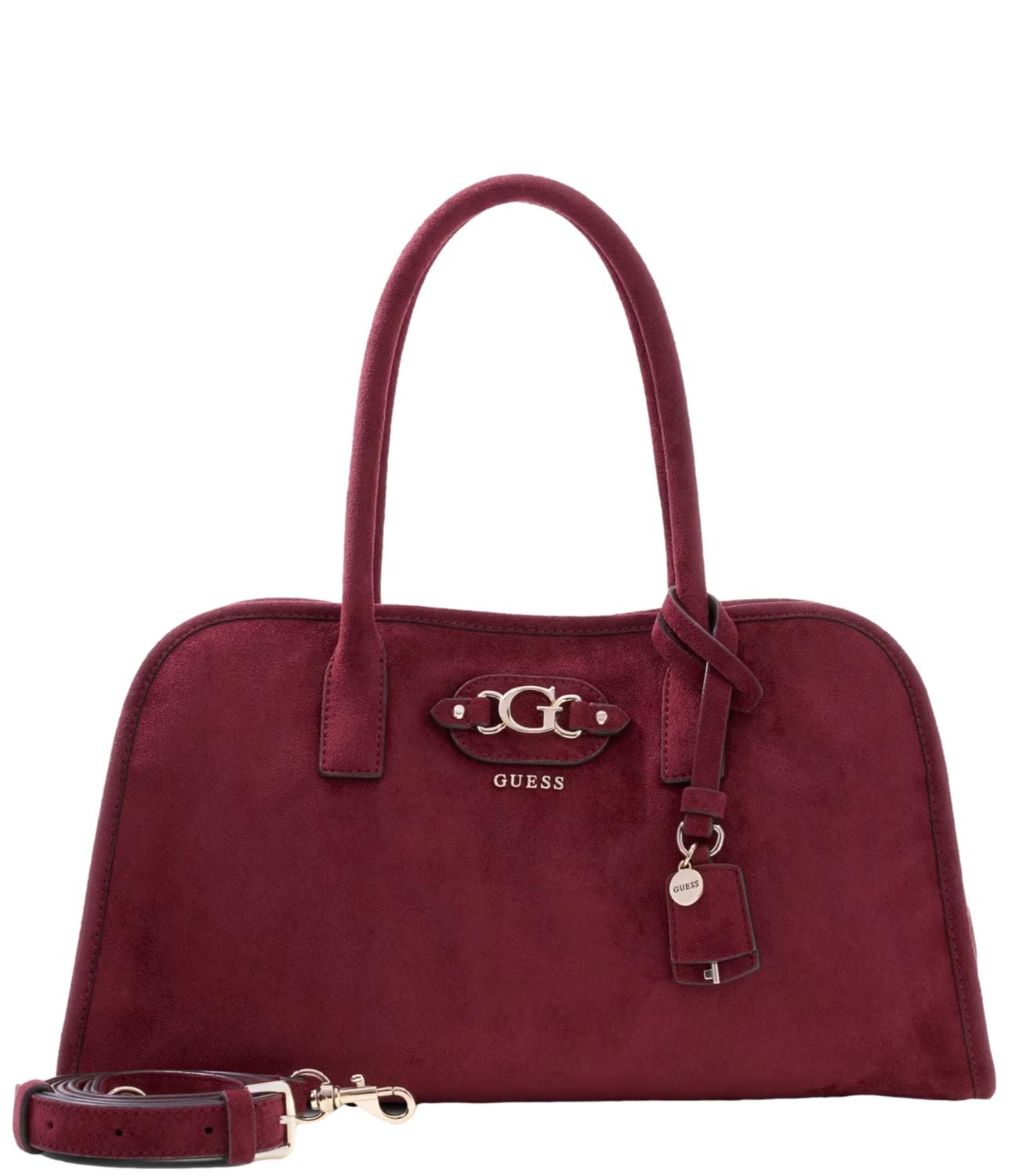 Guess Borsa Samantha Girlfriend Satchel Merlot Donna
