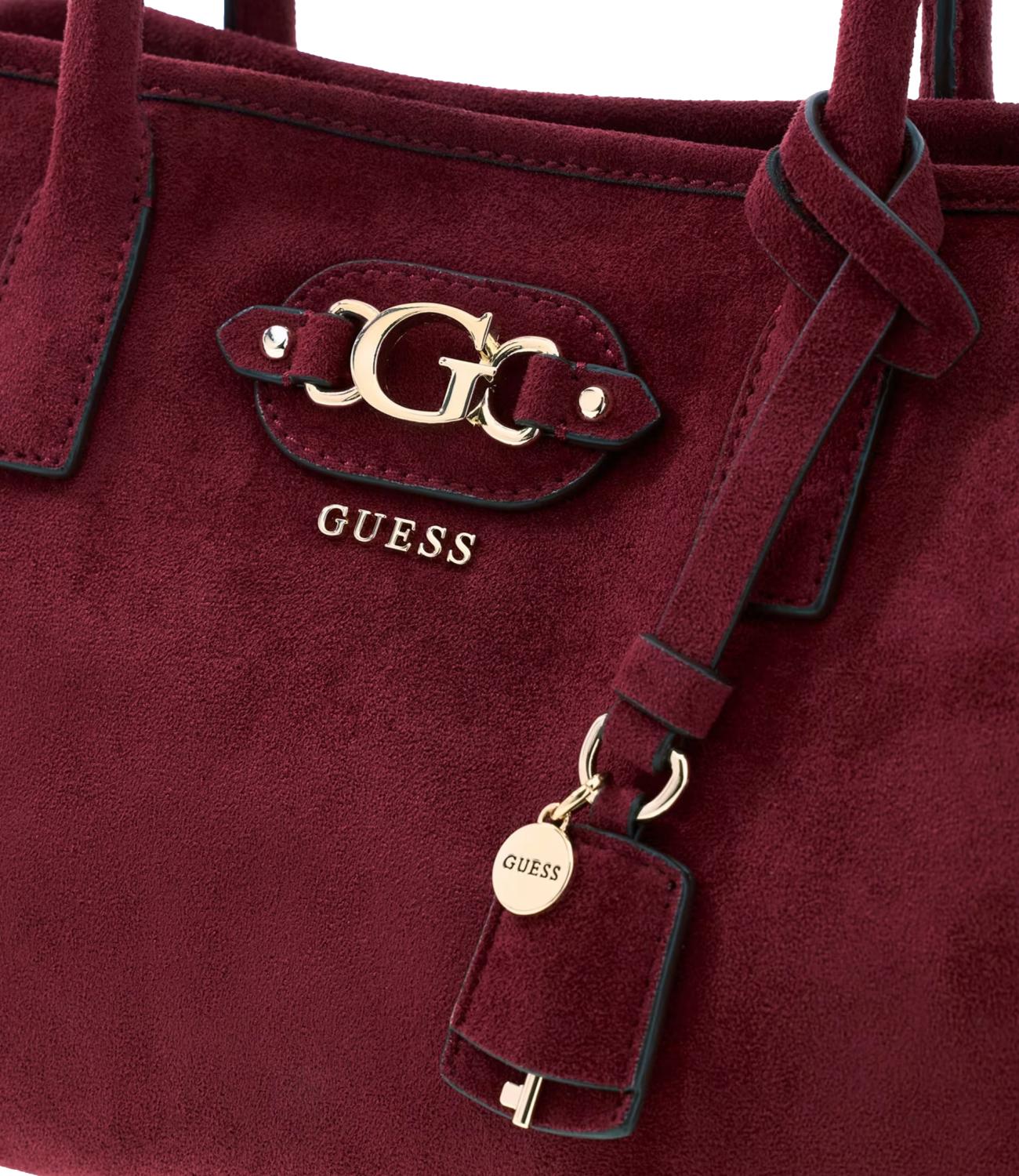 Guess Borsa Samantha Girlfriend Satchel Merlot Donna