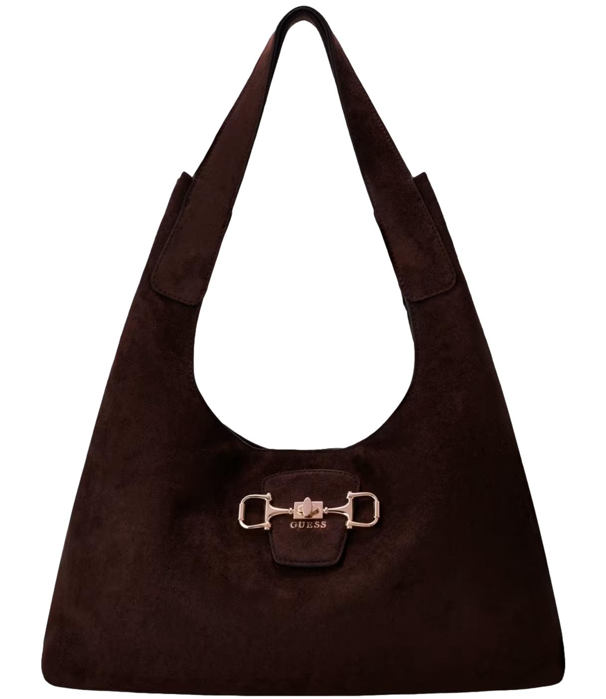 Guess Borsa Hobo Maxi Sunset Espresso Donna