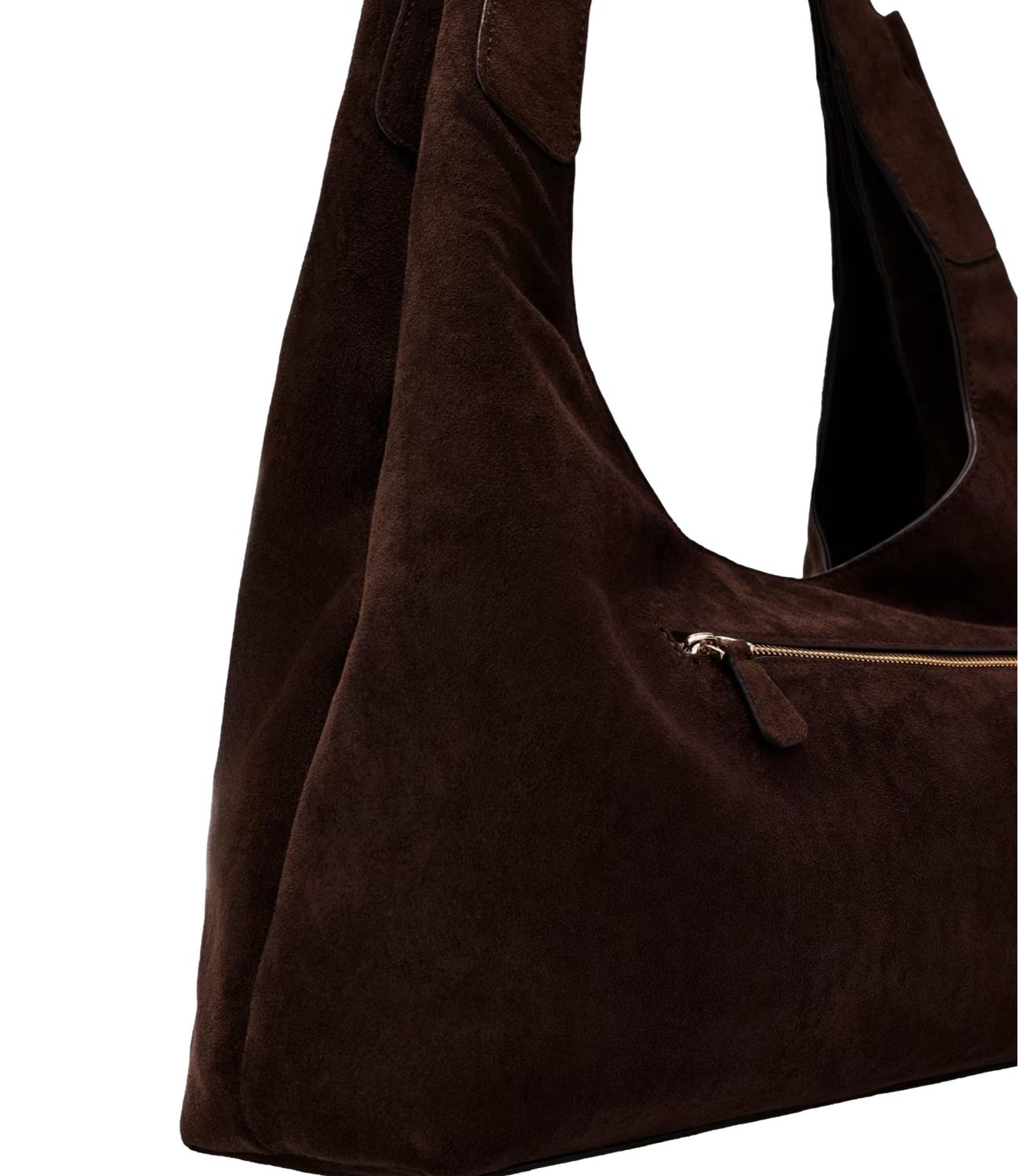 Guess Borsa Hobo Maxi Sunset Espresso Donna