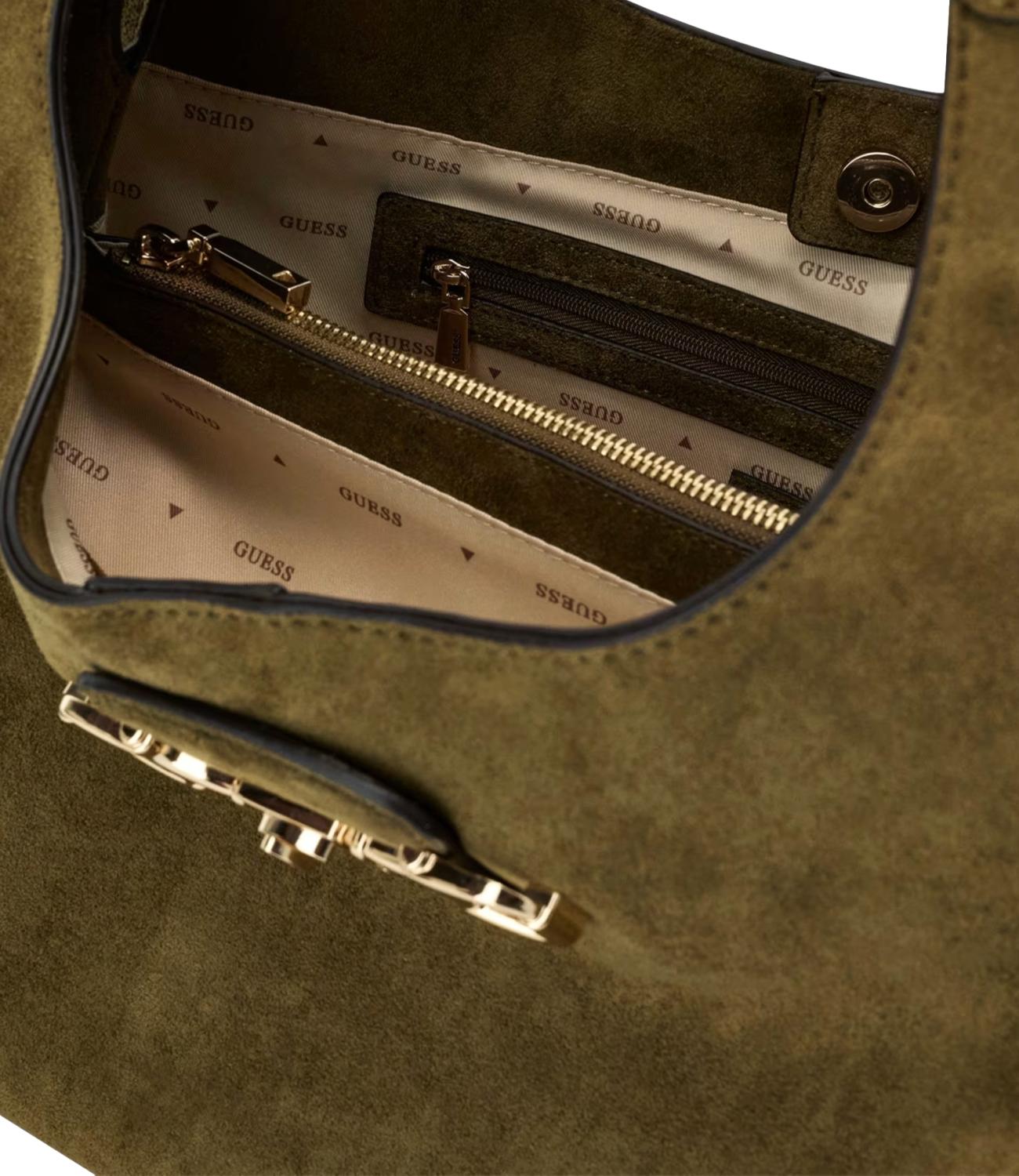 Guess Borsa Hobo Maxi Sunset Olive Donna