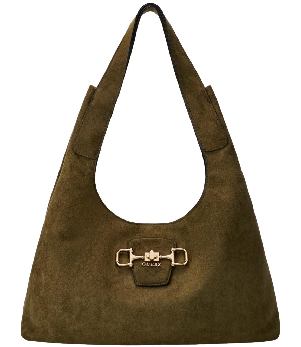 Guess Borsa Hobo Maxi Sunset Olive Donna