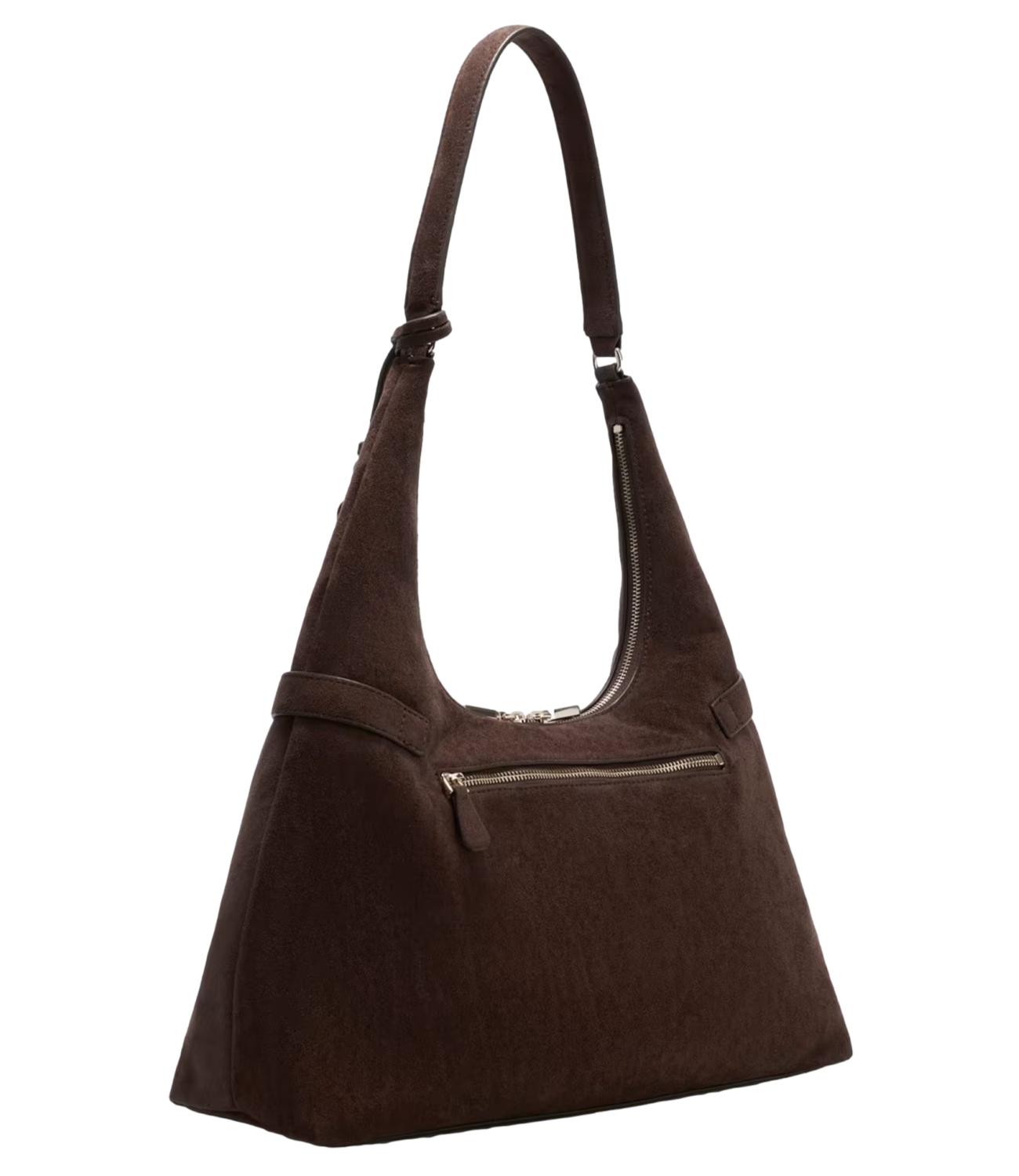 Guess Borsa Ella Hobo Espresso Donna