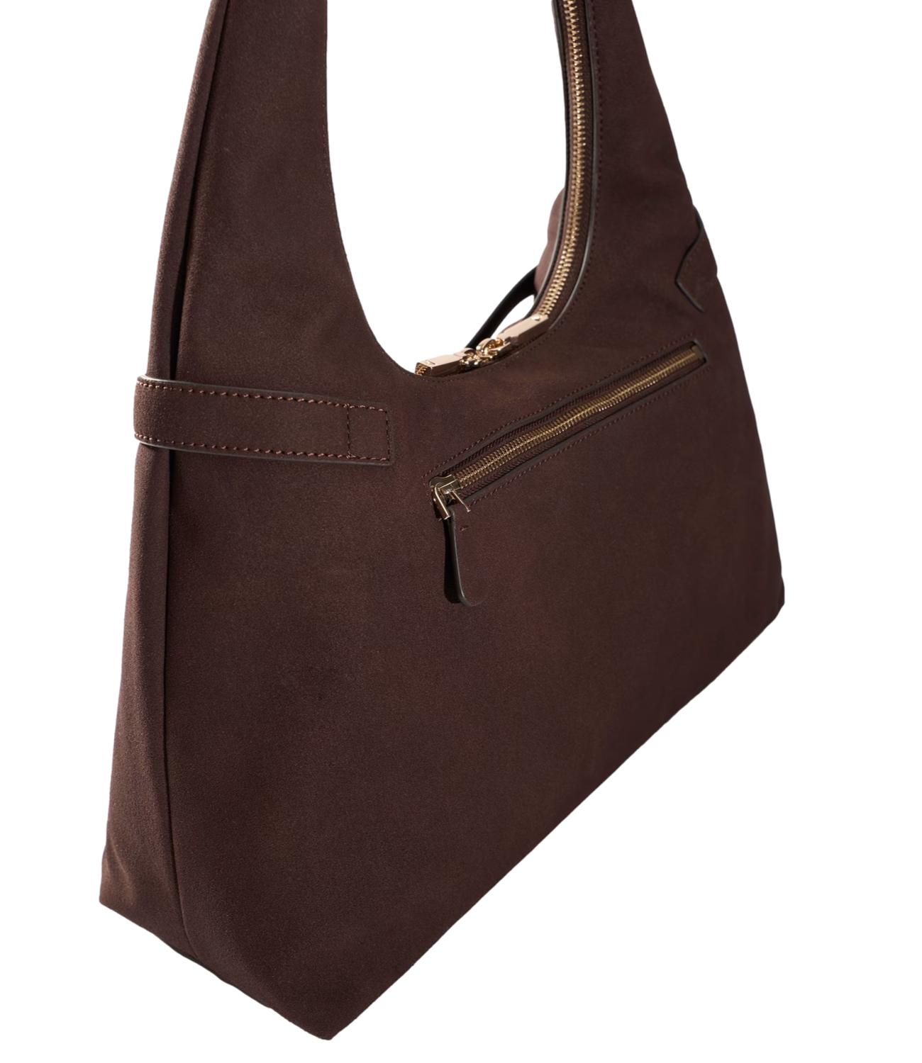 Guess Borsa Ella Hobo Espresso Donna