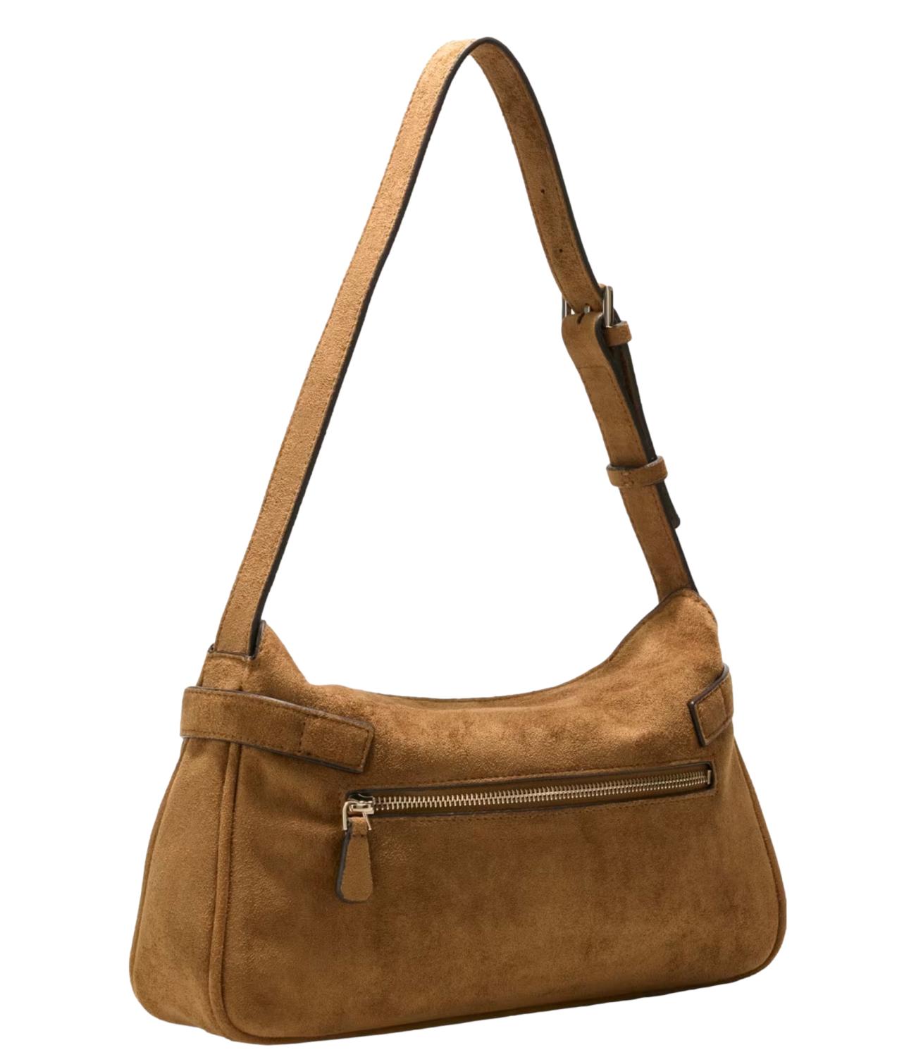 Guess Borsa Ella Shoulder Cognac Donna