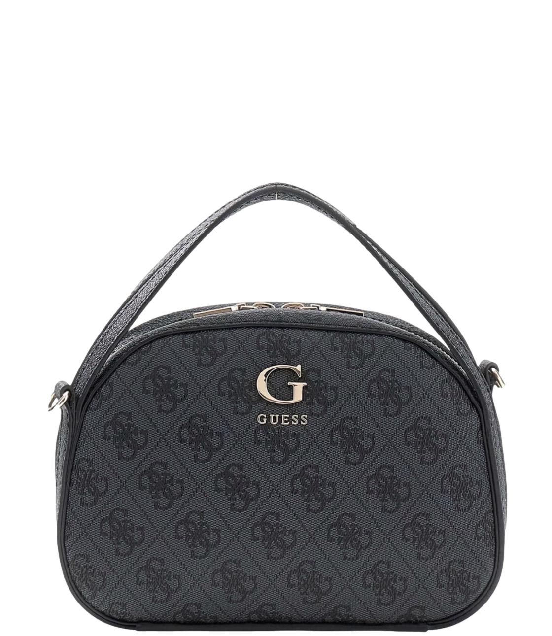 Guess Borsa Coleen Logo Crossbody Coal Logo Donna