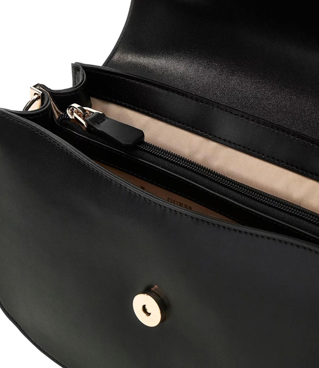 Guess Guess Audrey Convertible Xbody Flap Black Donna