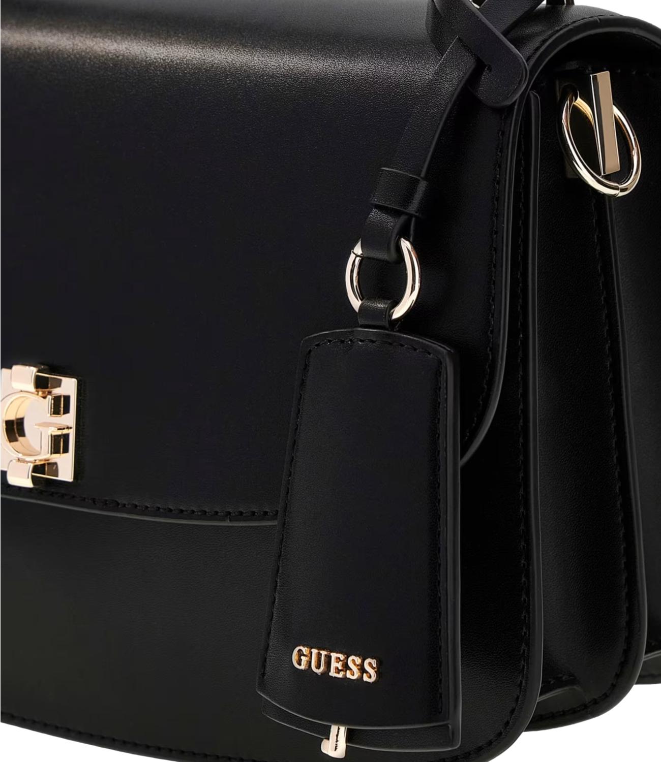 Guess Guess Audrey Convertible Xbody Flap Black Donna