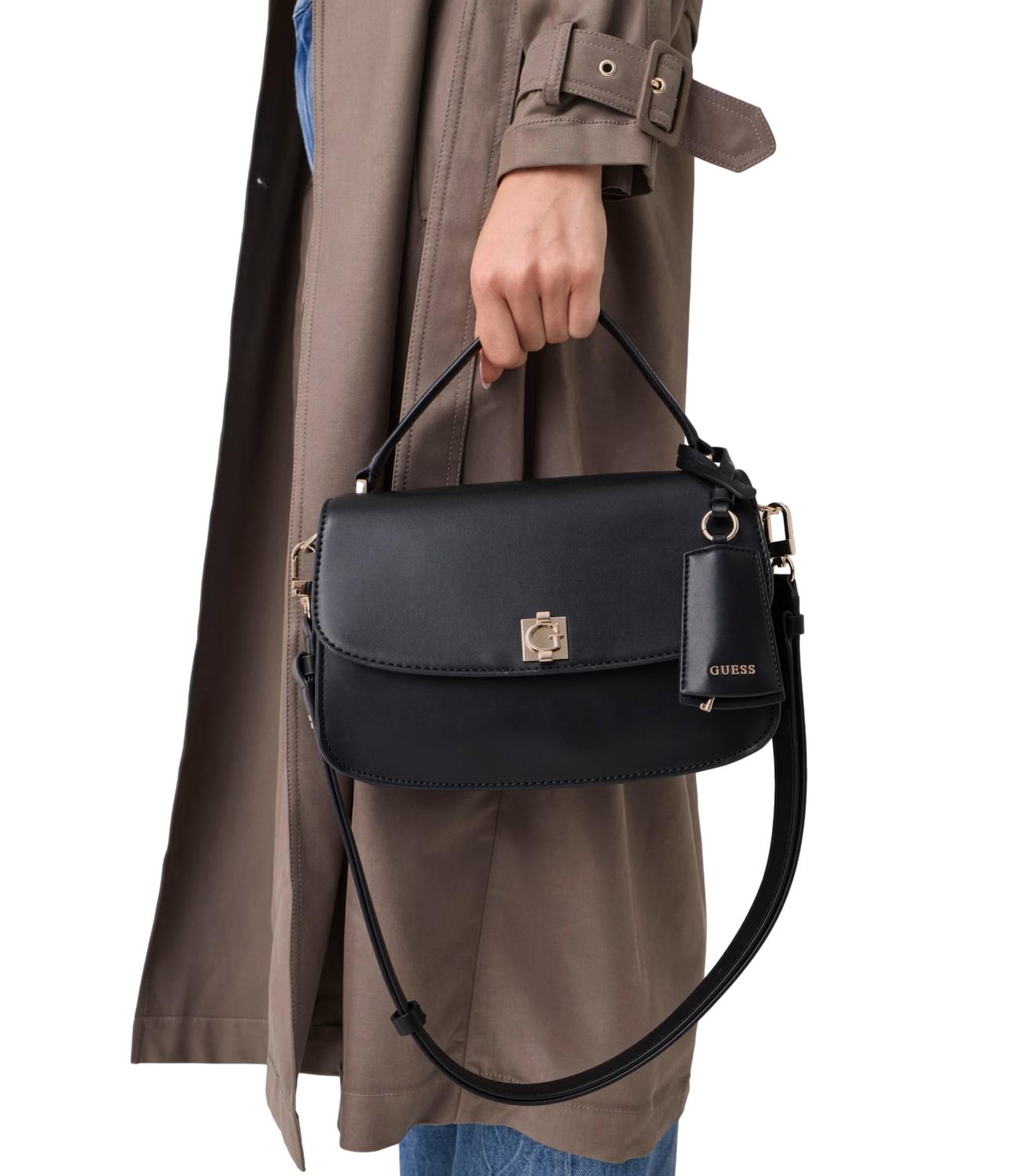 Guess Guess Audrey Convertible Xbody Flap Black Donna