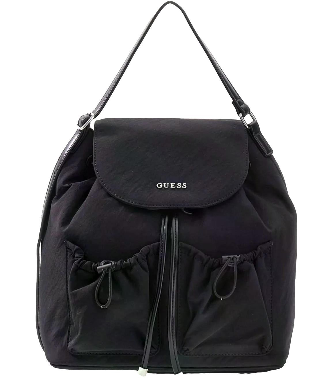 Guess Zaino Sage Flap Backpack Black Donna