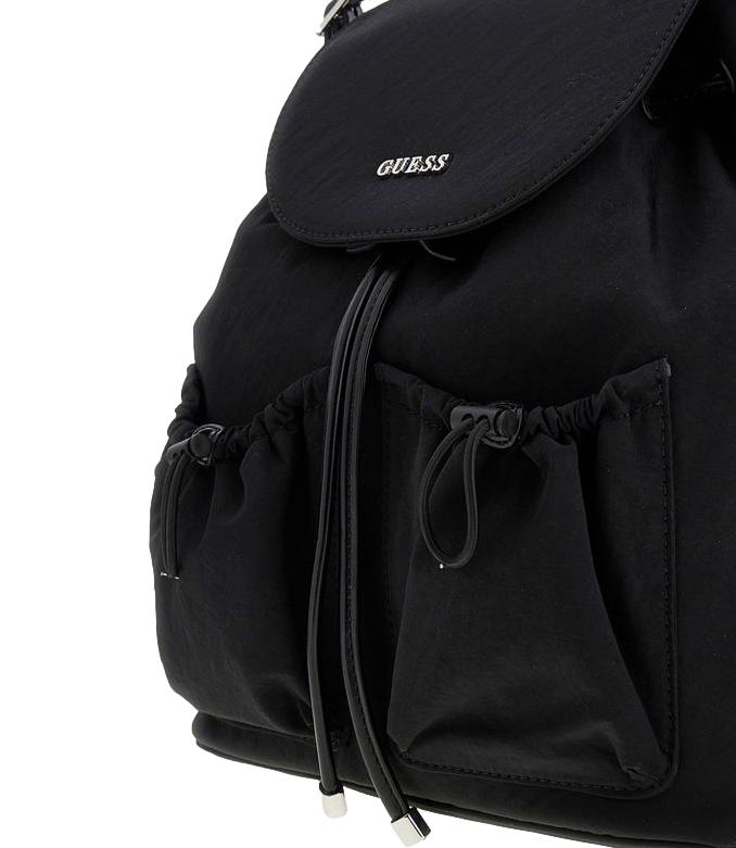 Guess Zaino Sage Flap Backpack Black Donna