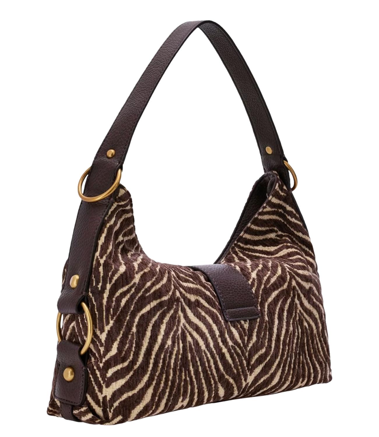 Guess Borsa Camden Shoulder Brown Donna