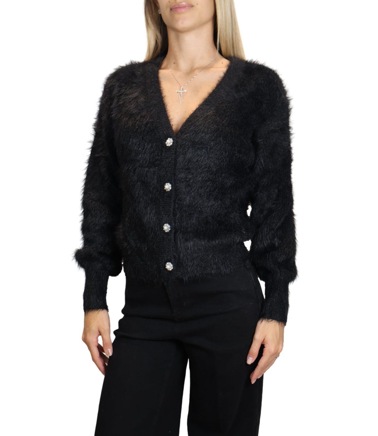 Guess Cardigan Gabrielle Black Donna