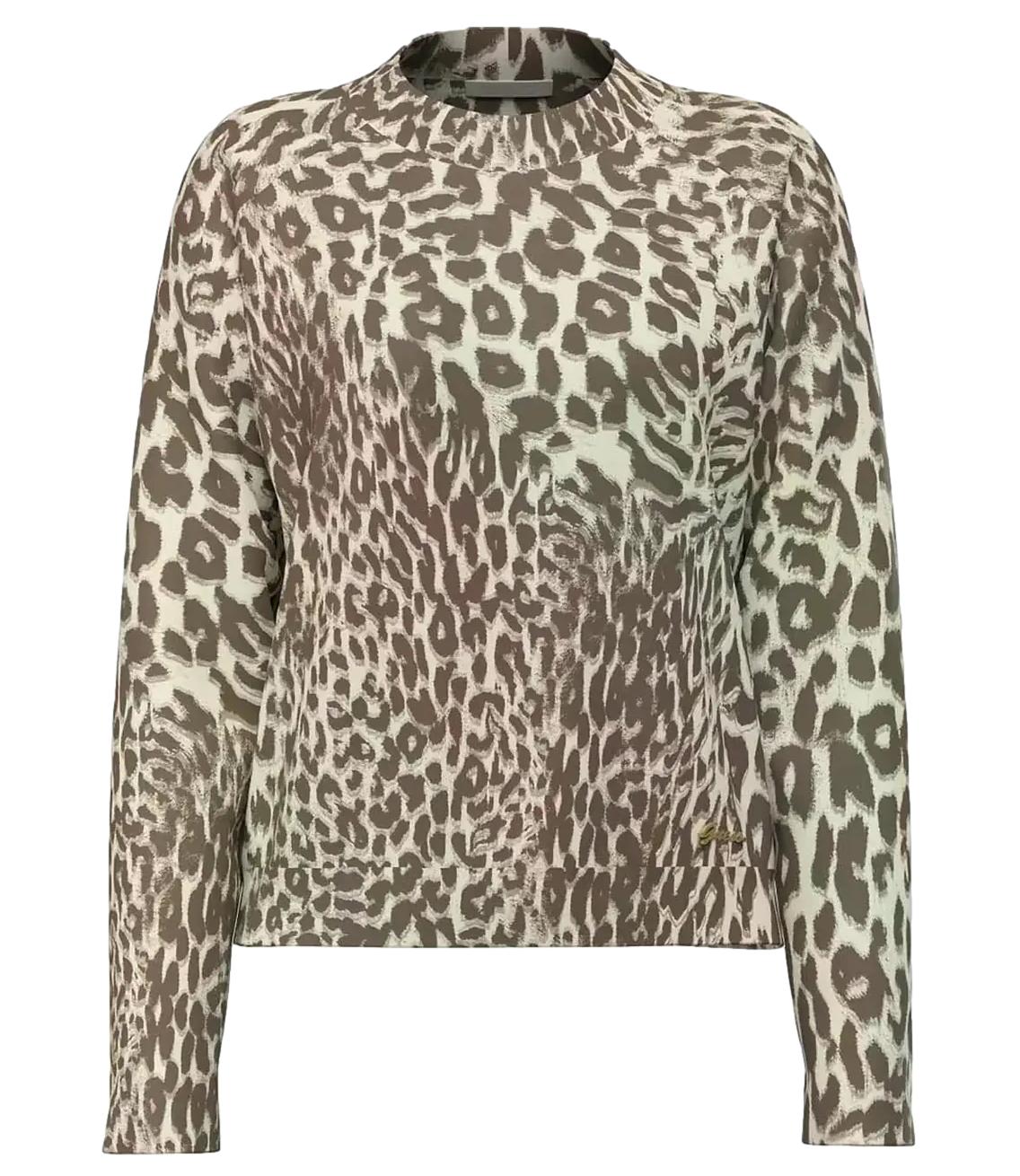 Guess Maglia Helen Shaded Leopard Donna
