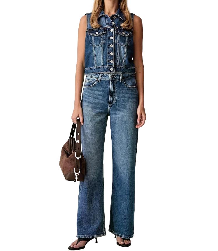Guess Jeans Wide Leg Easy Breathe Donna