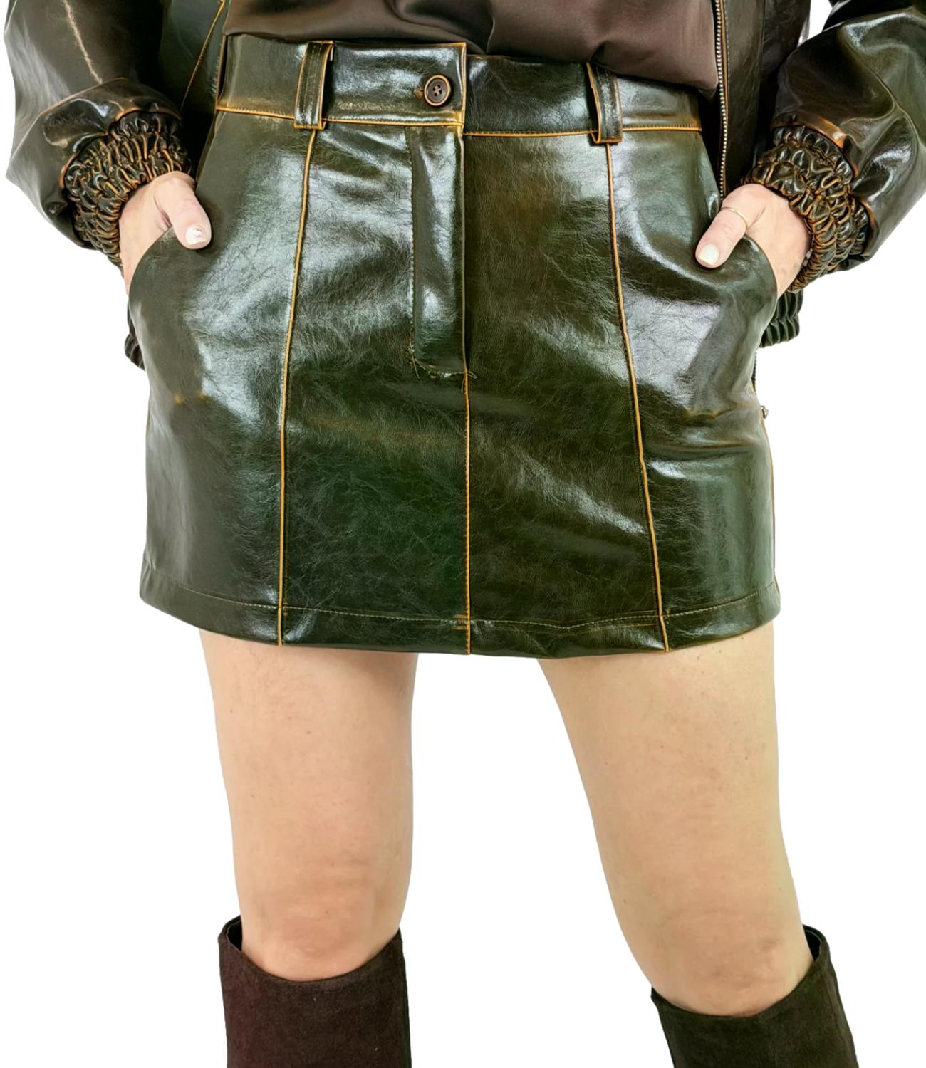 Have One Minigonna Militare Donna