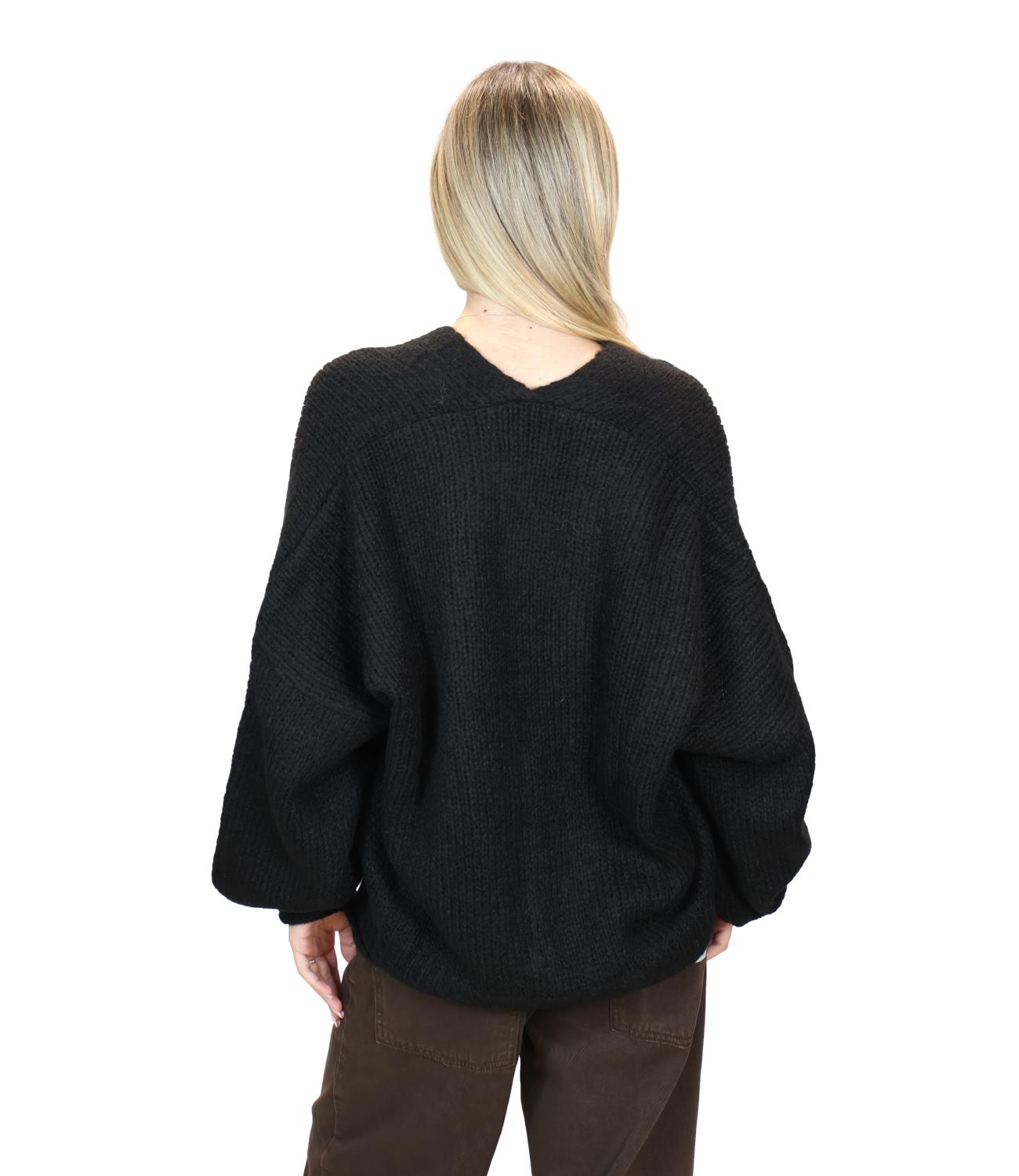 Have One Giacca Cardigan Nero Donna
