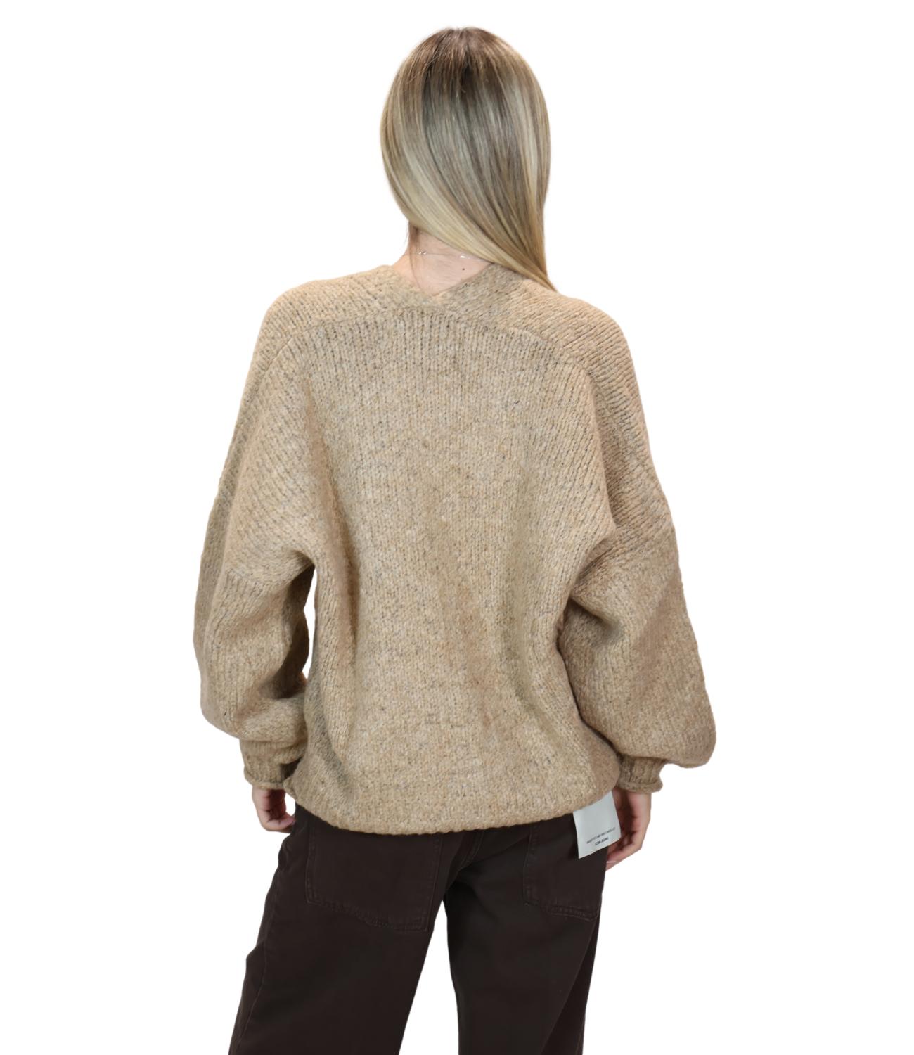 Have One Giacca Cardigan Beige Donna