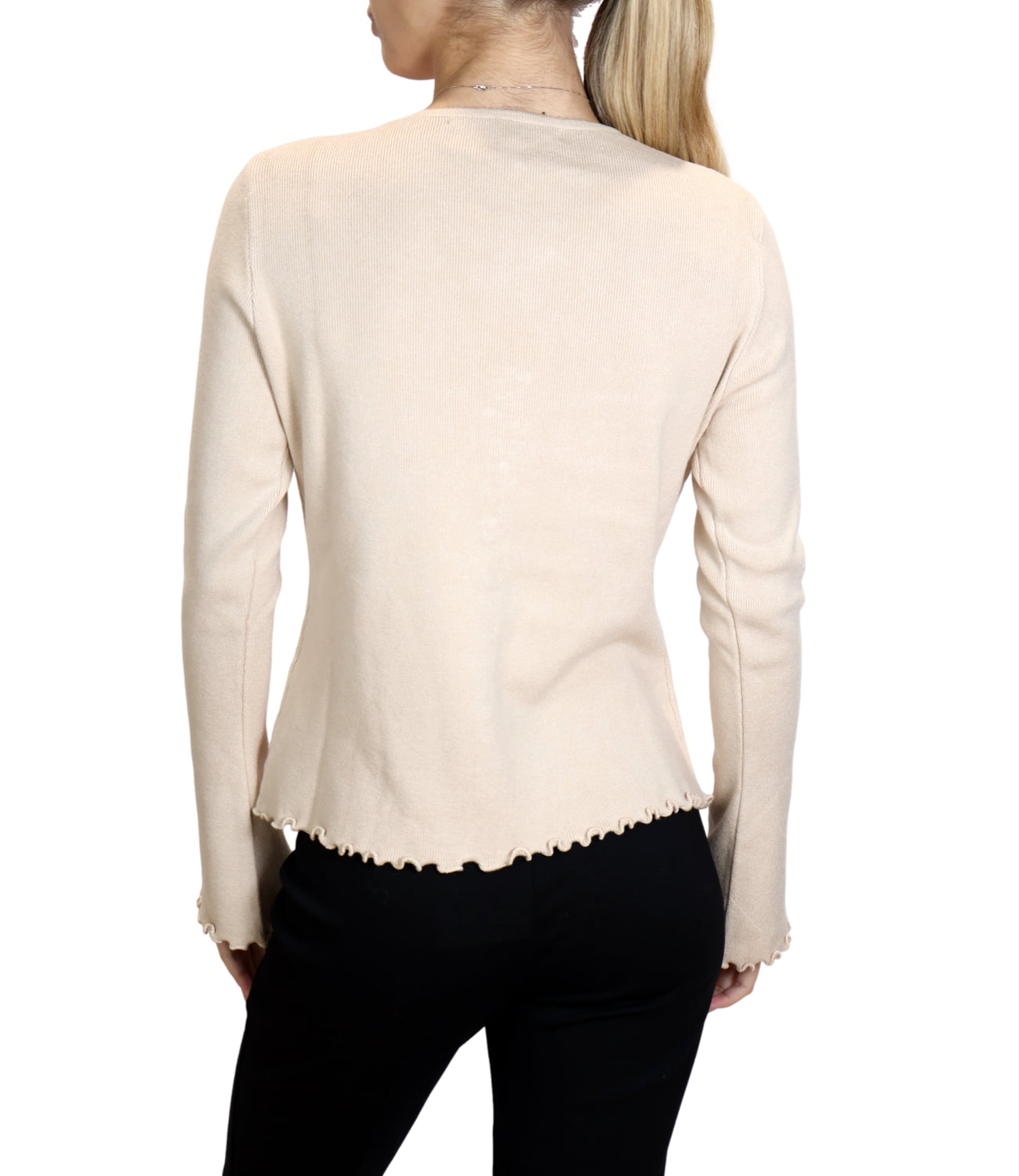 Have One Giacchina Rouches Beige Donna