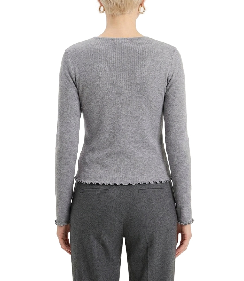 Have One Giacchina Rouches Grigio Donna