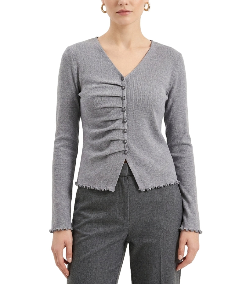 Have One Giacchina Rouches Grigio Donna