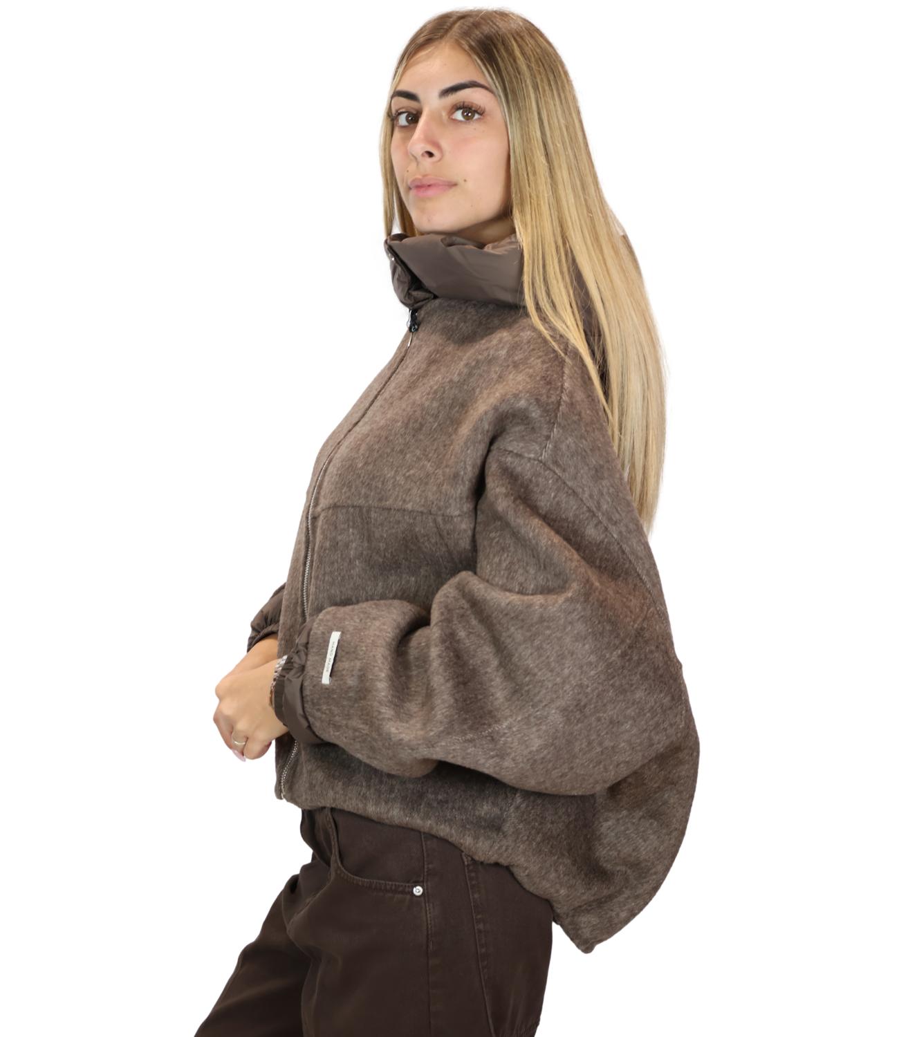 Have One Cappotto Bomber Moro Donna