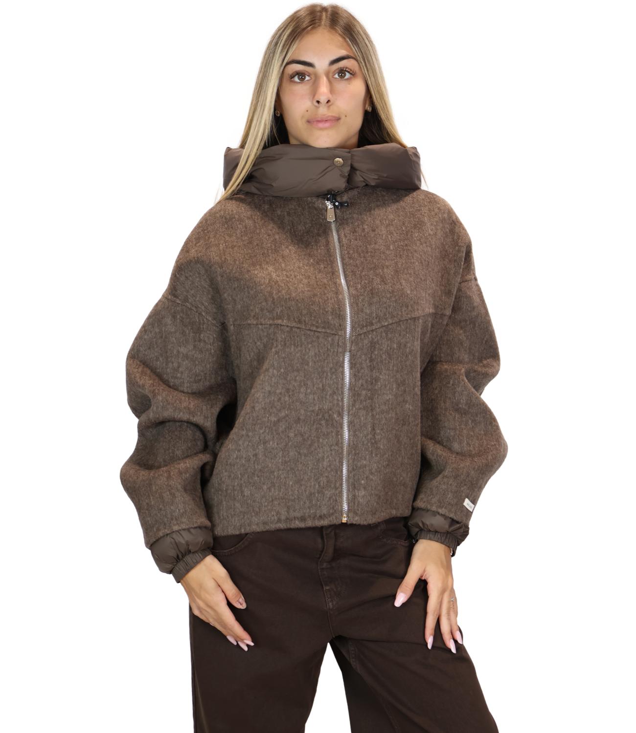 Have One Cappotto Bomber Moro Donna